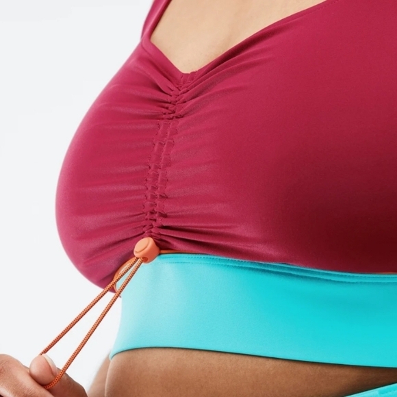 NWT Fabletics Fiona Low-Impact Colorblock Sports Bra Women's Plus Size XXL - Picture 3 of 8